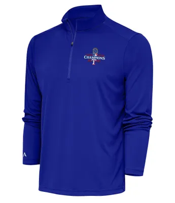 Antigua MLB Texas Rangers 2023 World Series Tribute Quarter-Pullover