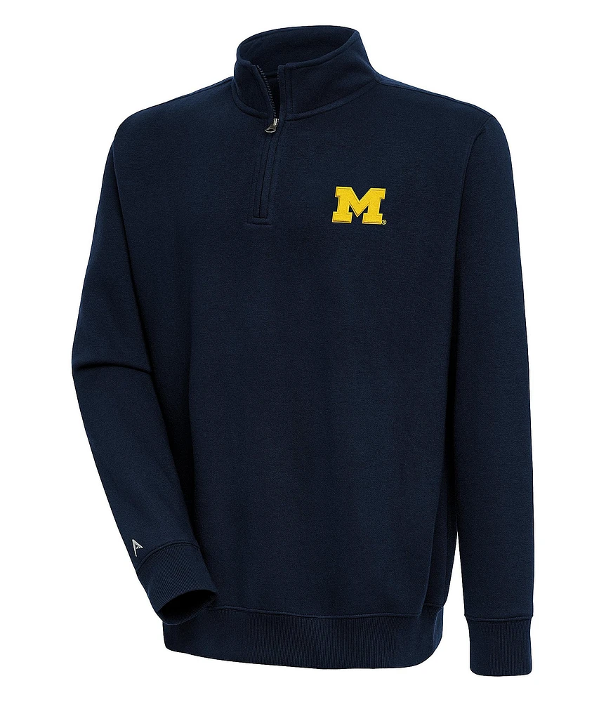 Antigua NCAA Big 10 Victory Quarter-Zip Pullover