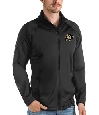 Antigua NCAA Colorado Buffaloes Links Full-Zip Water-Resistant Golf Jacket