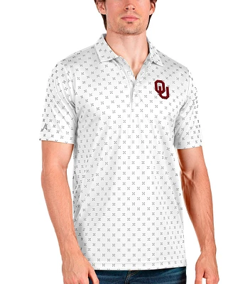 Antigua NCAA Oklahoma Sooners Spark Short-Sleeve Polo Shirt