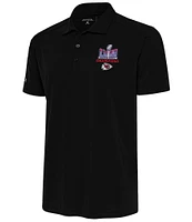 Antigua Super Bowl LVIII Kansas City Chiefs Champions Tribute Polo Shirt