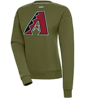 Antigua Women's MLB Arizona Diamondbacks Victory Crew Pullover