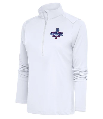 Antigua Women's MLB Texas Rangers 2023 World Series Tribute Half-Zip Pullover