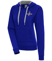 Antigua Women's MLB Texas Rangers 2023 World Series Victory Hoodie