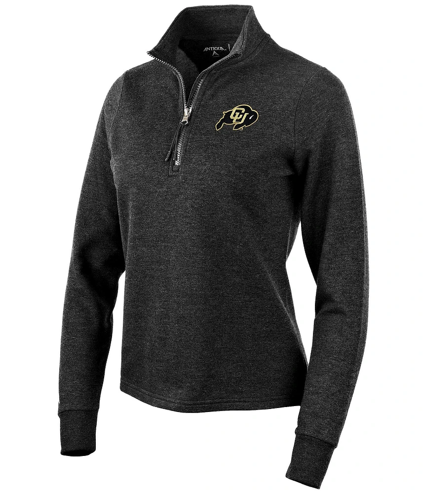 Antigua Women's NCAA Colorado Buffaloes Action Quarter-Zip Pullover