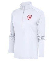 Antigua Women's NCAA Oklahoma Sooners 2024 Women's College World Series National Champions Tribute Half-Zip Pullover