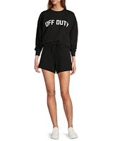 Antonio Melani Active Drawstring Sweat Shorts