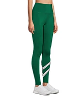 Antonio Melani Active High Waisted Stripped Leggings