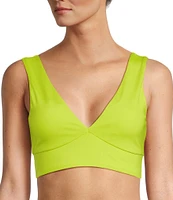 Antonio Melani Active In The Zone Longline V-Neck Sports Bra