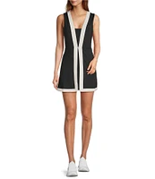 Antonio Melani Active On-The-Line Tennis Built-In Short Mini Dress