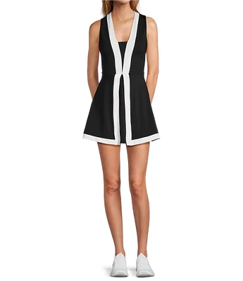 Antonio Melani Active On-The-Line Tennis Built-In Short Mini Dress