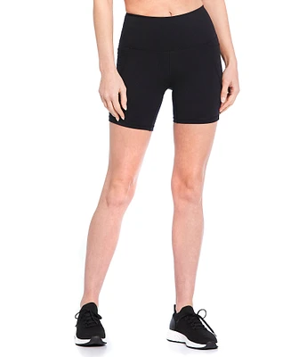 Antonio Melani Active Power 6#double; High Waisted Side Pocket Coordinating Bike Shorts