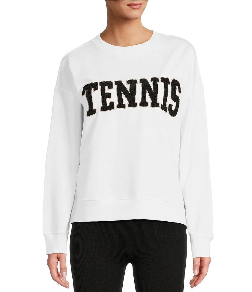 Antonio Melani Active Pullover French Terry Tennis Sweatshirt