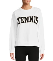 Antonio Melani Active Pullover French Terry Tennis Sweatshirt