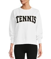 Antonio Melani Active Pullover French Terry Tennis Sweatshirt