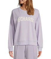 Antonio Melani Active Recharge Crew Neck Long Sleeve Sweatshirt