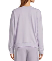 Antonio Melani Active Recharge Crew Neck Long Sleeve Sweatshirt