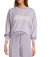 Antonio Melani Active Recharge Crew Neck Long Sleeve Sweatshirt