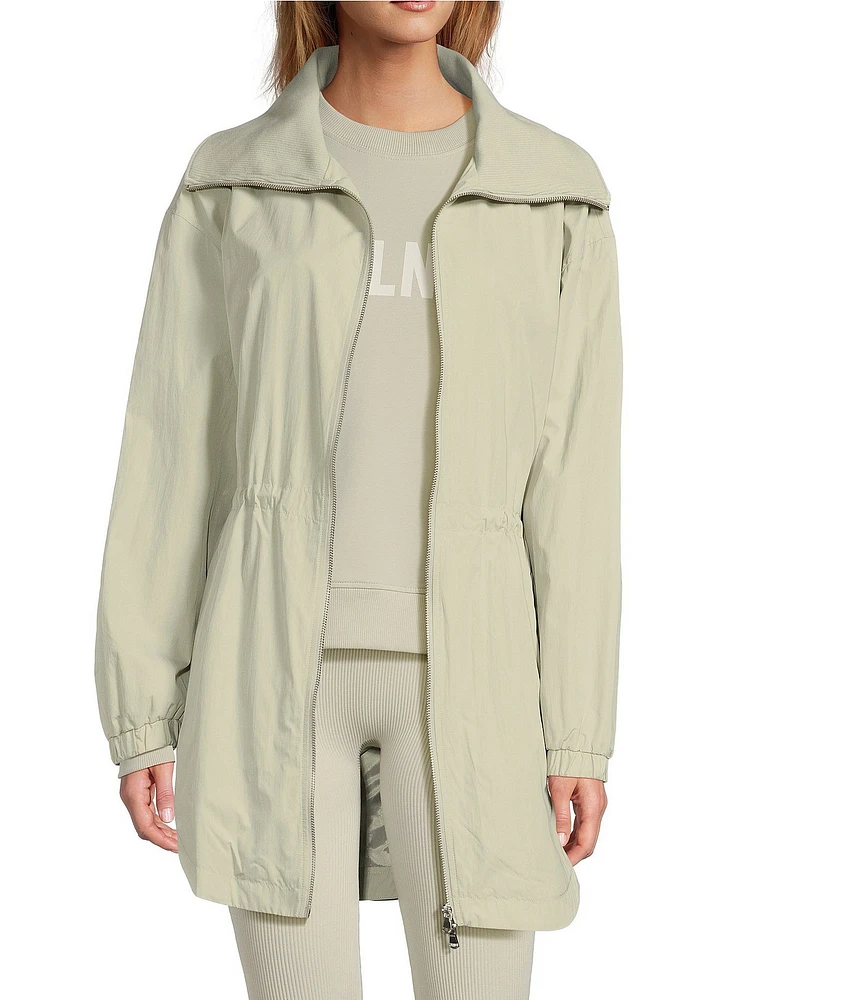 Antonio Melani Active Ribbed Collar Windbreaker