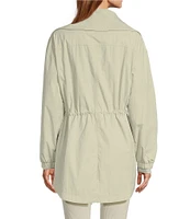 Antonio Melani Active Ribbed Collar Windbreaker