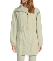 Antonio Melani Active Ribbed Collar Windbreaker