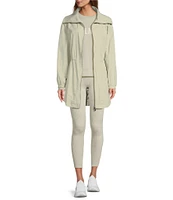 Antonio Melani Active Ribbed Collar Windbreaker