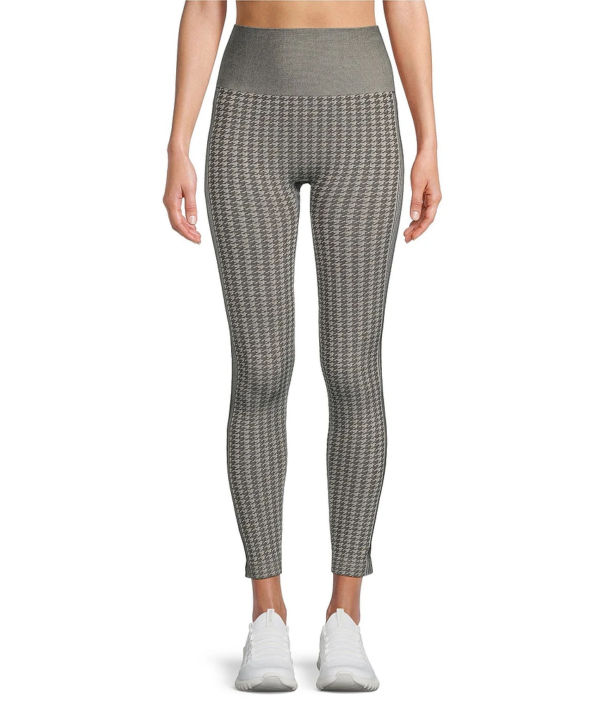 Antonio Melani Active Seamless Houndstooth High Rise Full Length Coordinating Legging