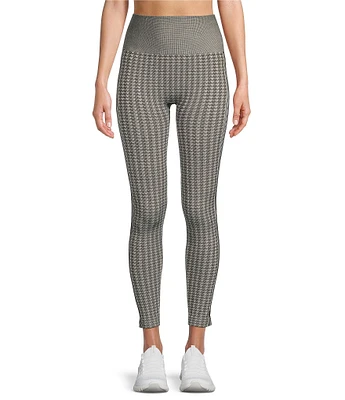 Antonio Melani Active Seamless Houndstooth High Rise Full Length Coordinating Legging