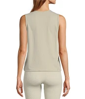 Antonio Melani Active Seamless Mesh Knit Tank