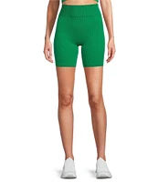 Antonio Melani Active Seamless Ribbed Biker Shorts