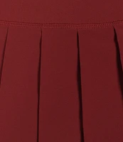 Antonio Melani Active Stretch Woven High Rise Pleated A-Line Flounce Mini Tennis Coordinating Skirt