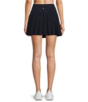 Antonio Melani Active Stretch Woven High Rise Pleated A-Line Flounce Mini Tennis Coordinating Skirt