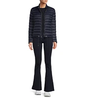 Antonio Melani Active Venture High Shine Drawstring Hem Puffer Jacket