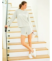 Antonio Melani Active Wellness Crew Neck Long Sleeve Sweatshirt