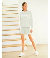 Antonio Melani Active Wellness Crew Neck Long Sleeve Sweatshirt