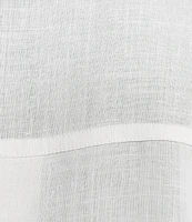 Antonio Melani Alda Linen Blend Point Collar Long Sleeve Button Front Blouse