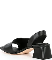 Antonio Melani Aleena Leather Asymmetrical Dress Sandals