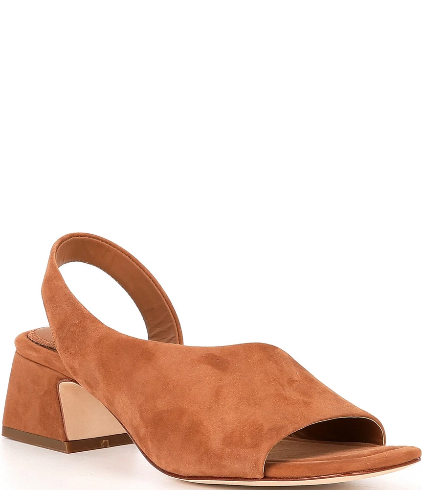 Antonio Melani Aleena Suede Asymmetrical Dress Sandals