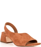 Antonio Melani Aleena Suede Asymmetrical Dress Sandals