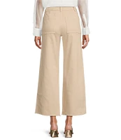 Antonio Melani Alexandra Pearl Wide Leg Crop Denim Jeans