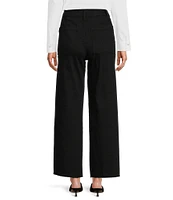 Antonio Melani Alexandra Pearl Wide Leg Crop Denim Jeans