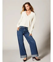 Antonio Melani Alexandra Wide Leg Denim Jeans