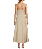 Antonio Melani Aubrey V-Neck Sleeveless A-Line Midi Dress