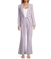 Antonio Melani Aurora Linen Notch Lapel Set-In Sleeve Jacket
