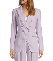 Antonio Melani Aurora Linen Notch Lapel Set-In Sleeve Jacket