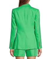 Antonio Melani Aurora Linen Notch Lapel Set-In Sleeve Jacket