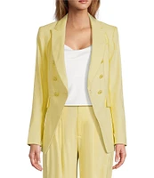 Antonio Melani Aurora Linen Notch Lapel Set-In Sleeve Jacket