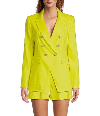 Antonio Melani Aurora Notch Lapel Long Sleeve Coordinating Button Front Blazer