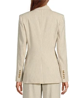 Antonio Melani Coordinating Aurora Stripe Linen Blend Jacket