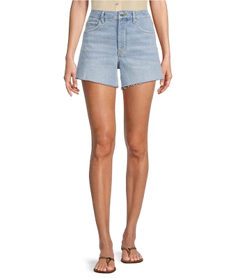 Antonio Melani Bayleigh Raw Hem Mid Rise Denim Shorts